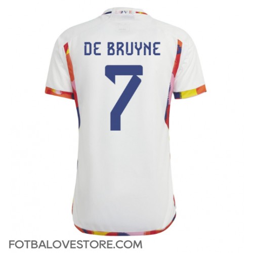 Belgie Kevin De Bruyne #7 Venkovní Dres MS 2022 Krátkým Rukávem